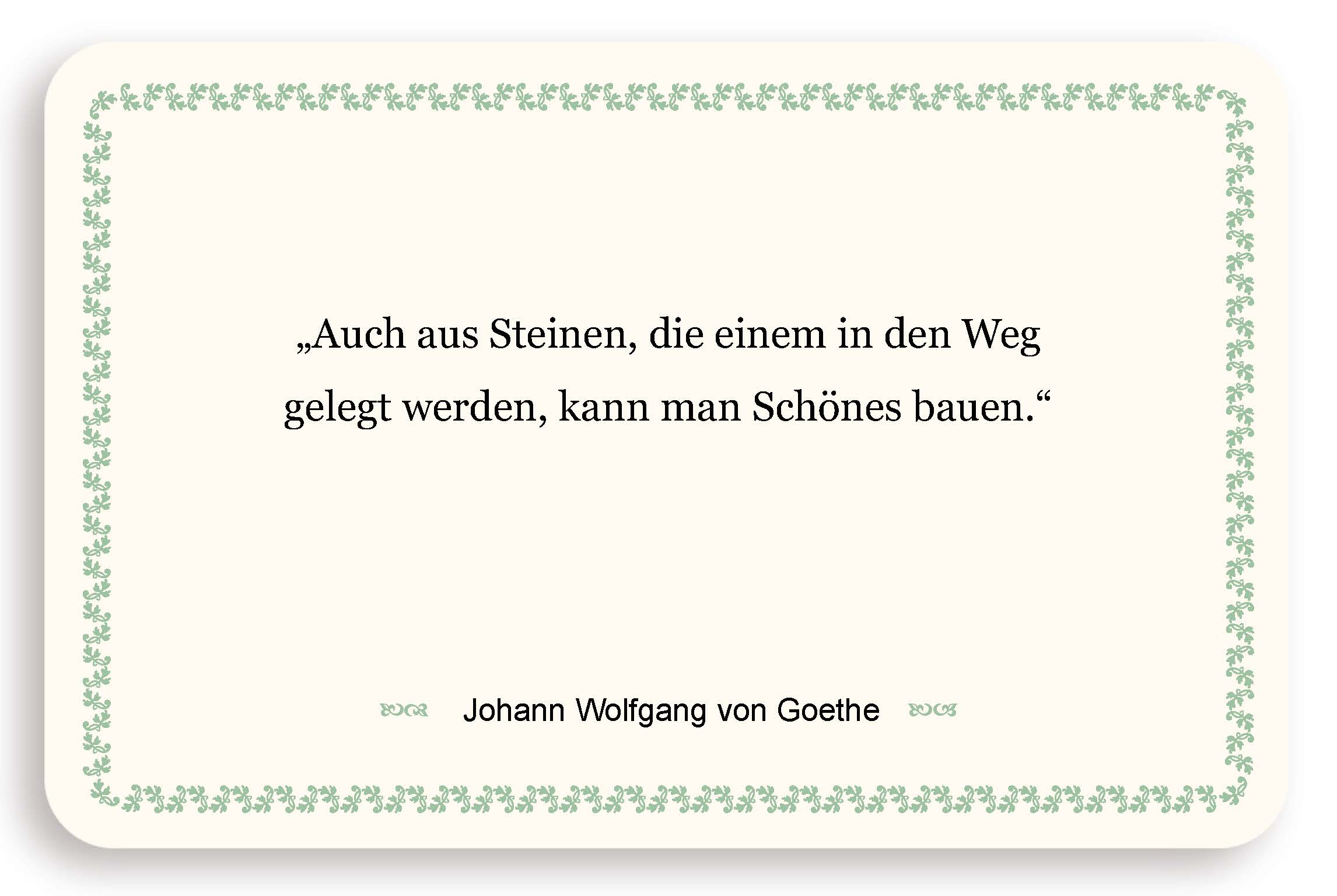 Zitatkarte - Der Weg